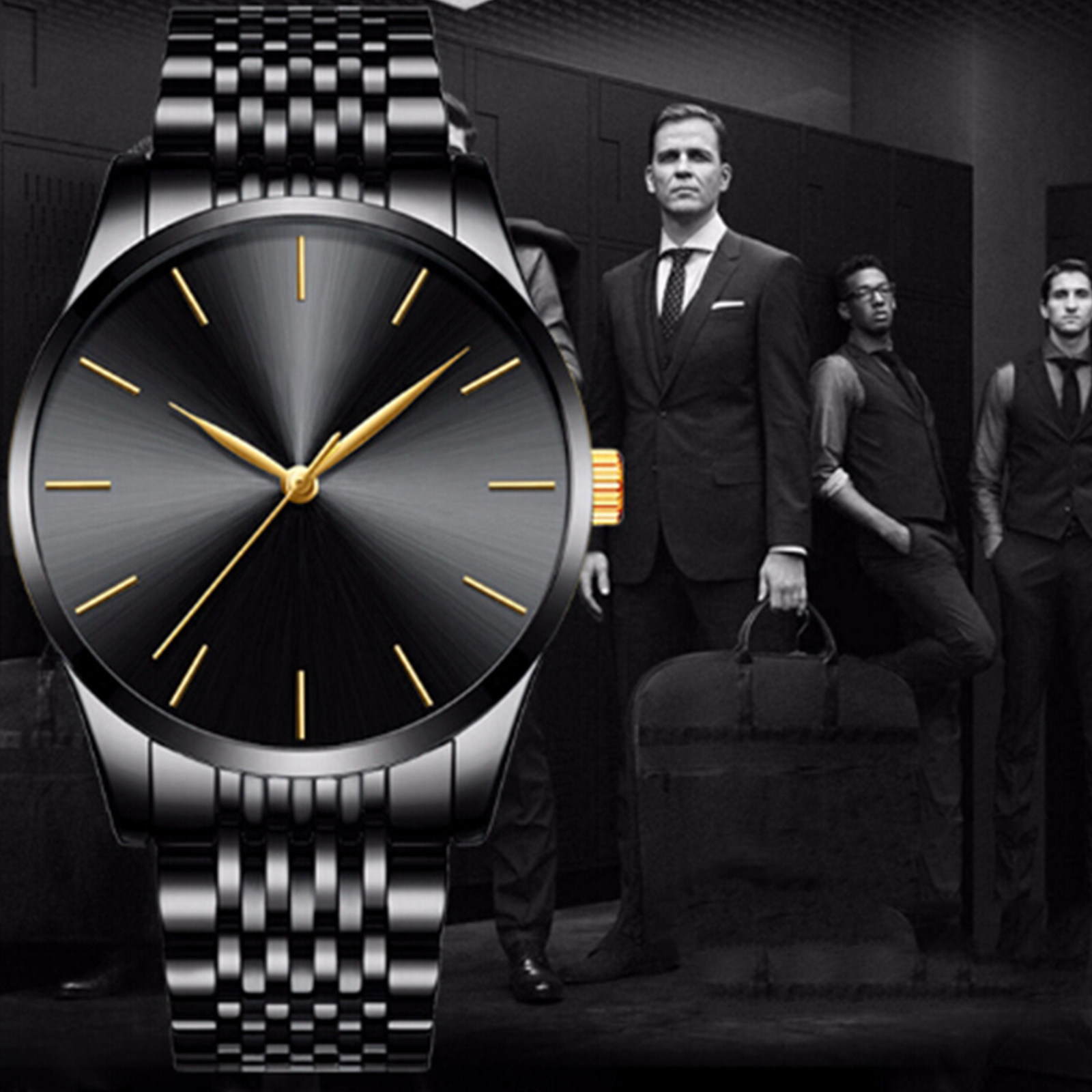 Stainless Steel Men Wrist Watc - огляд і ціна Luxury Lifestyle Fashion